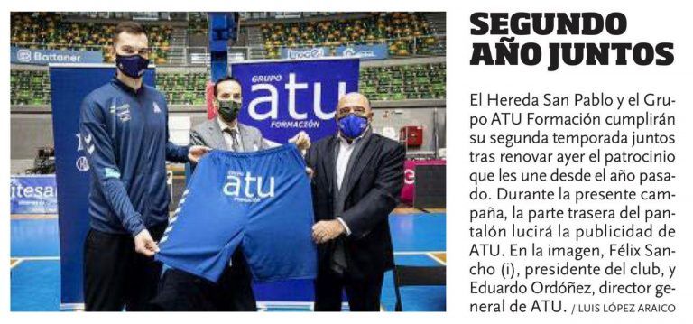 Se renueva la colaboración con el Hereda San Pablo Burgos